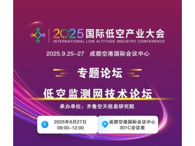 2025国际低空产业大会专题论坛——低空监测网技术论坛